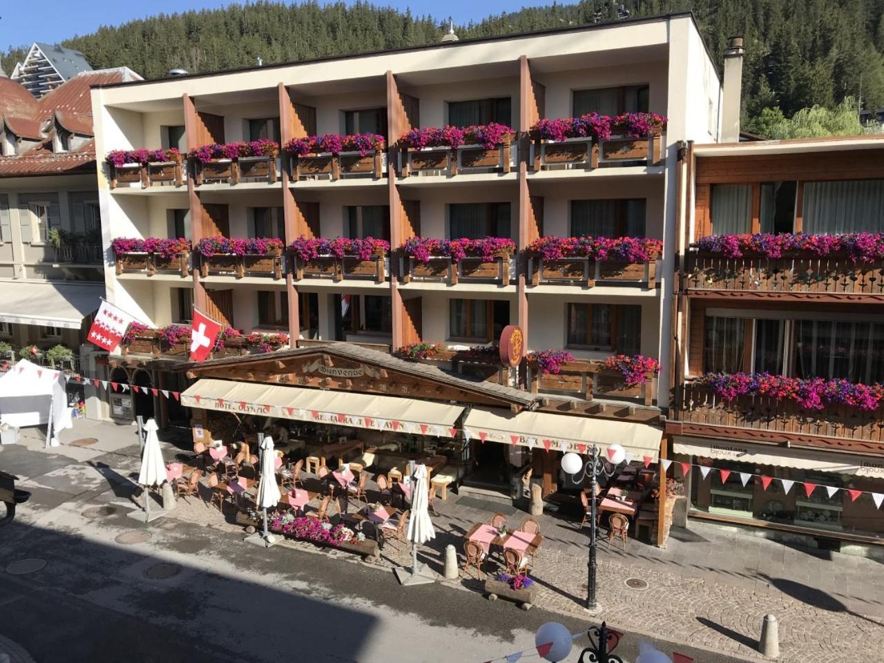 Hotel Olympic - Montana Center Crans-Montana Eksteriør billede